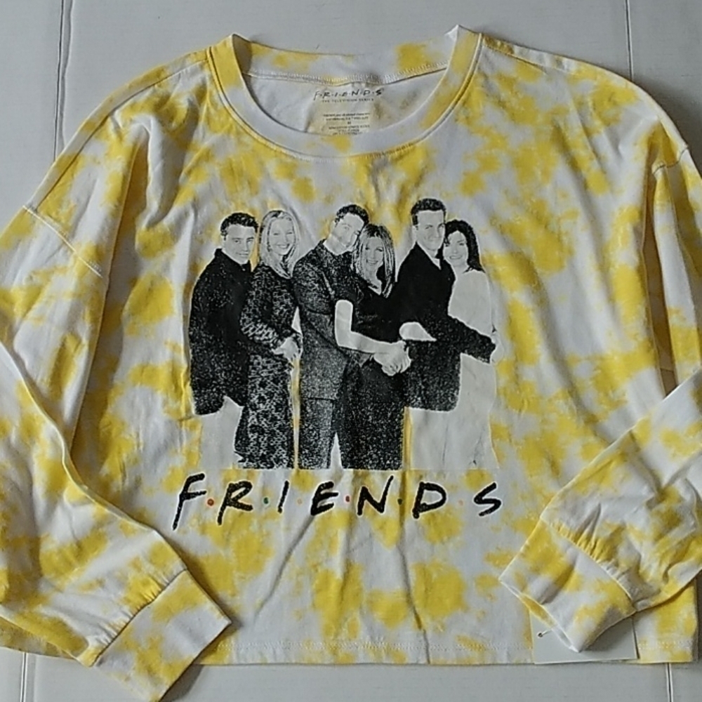 FRIENDS Long Sleeve Tee Shirt Sz M - Picture 1 of 8